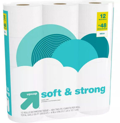 Soft &strong toilet paper- Mega Rolls - Produit - en