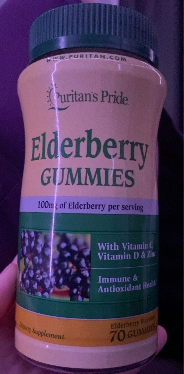 elderberry gummies - Product - en