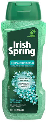 Deep Action Scrub Men's Exfoliating Face & Body Wash - Product - en