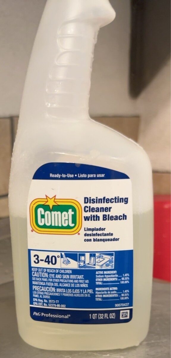 Desinfecting cleaner with bleach - Product - en