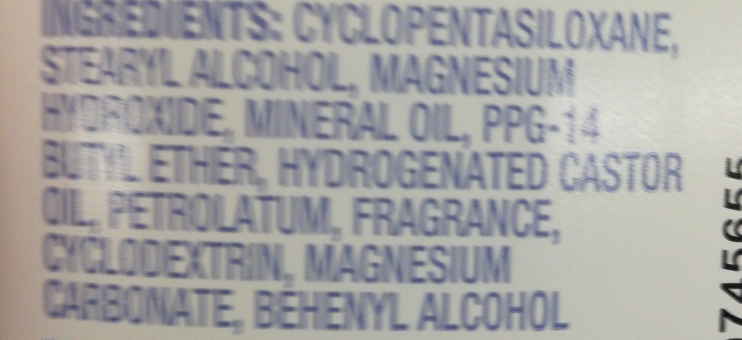 Ivory - Ingredients - en