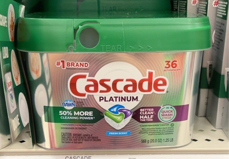 Cascade Platinum Dishwasher Pods - Product - en