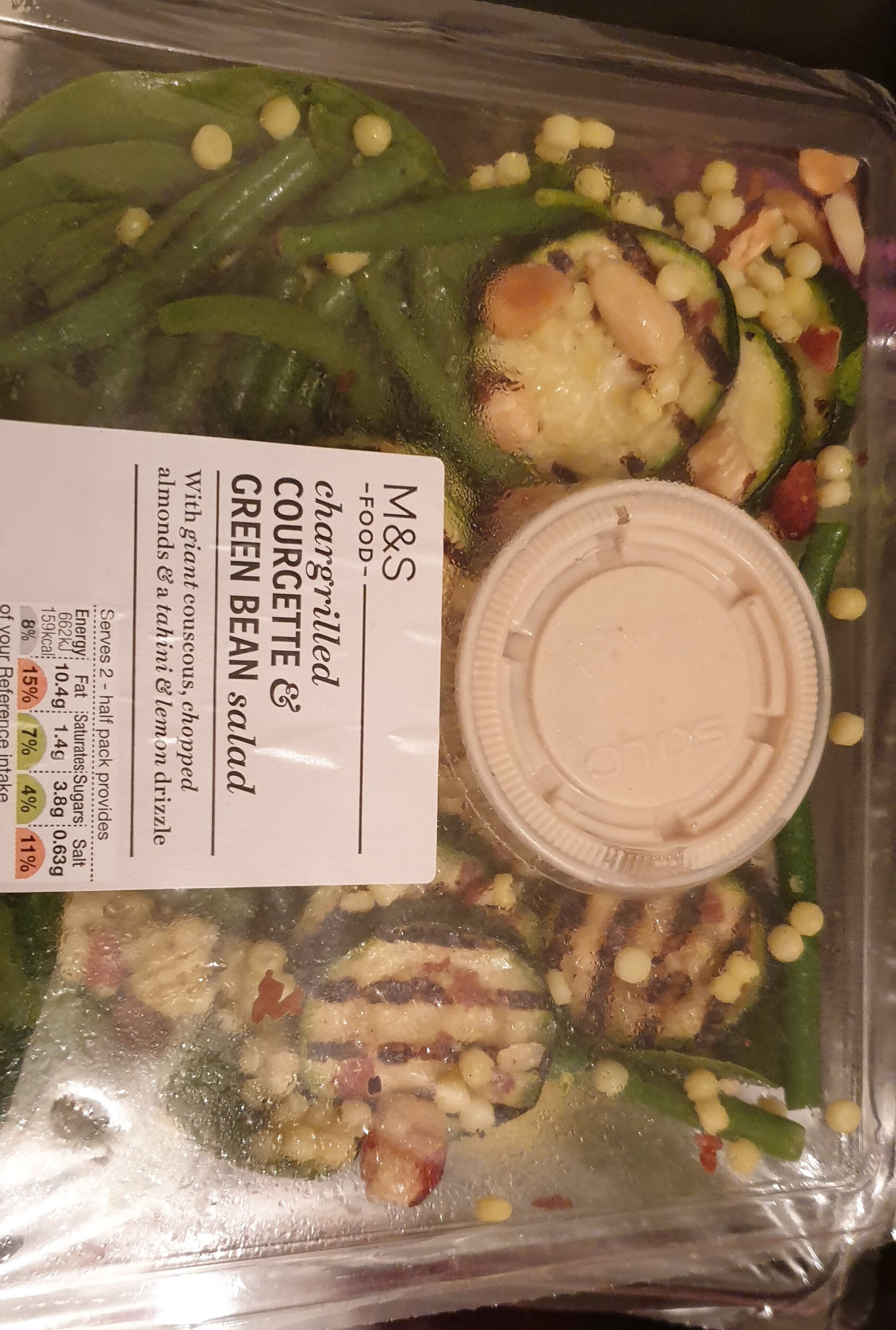 shargrill courgette & green bean salad - Produit - en