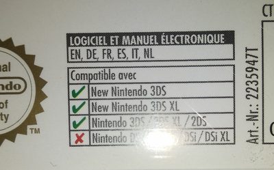 Jeu Nintendo 3DS - Poochy & Yoshi's Woolly World - Ingredients - fr