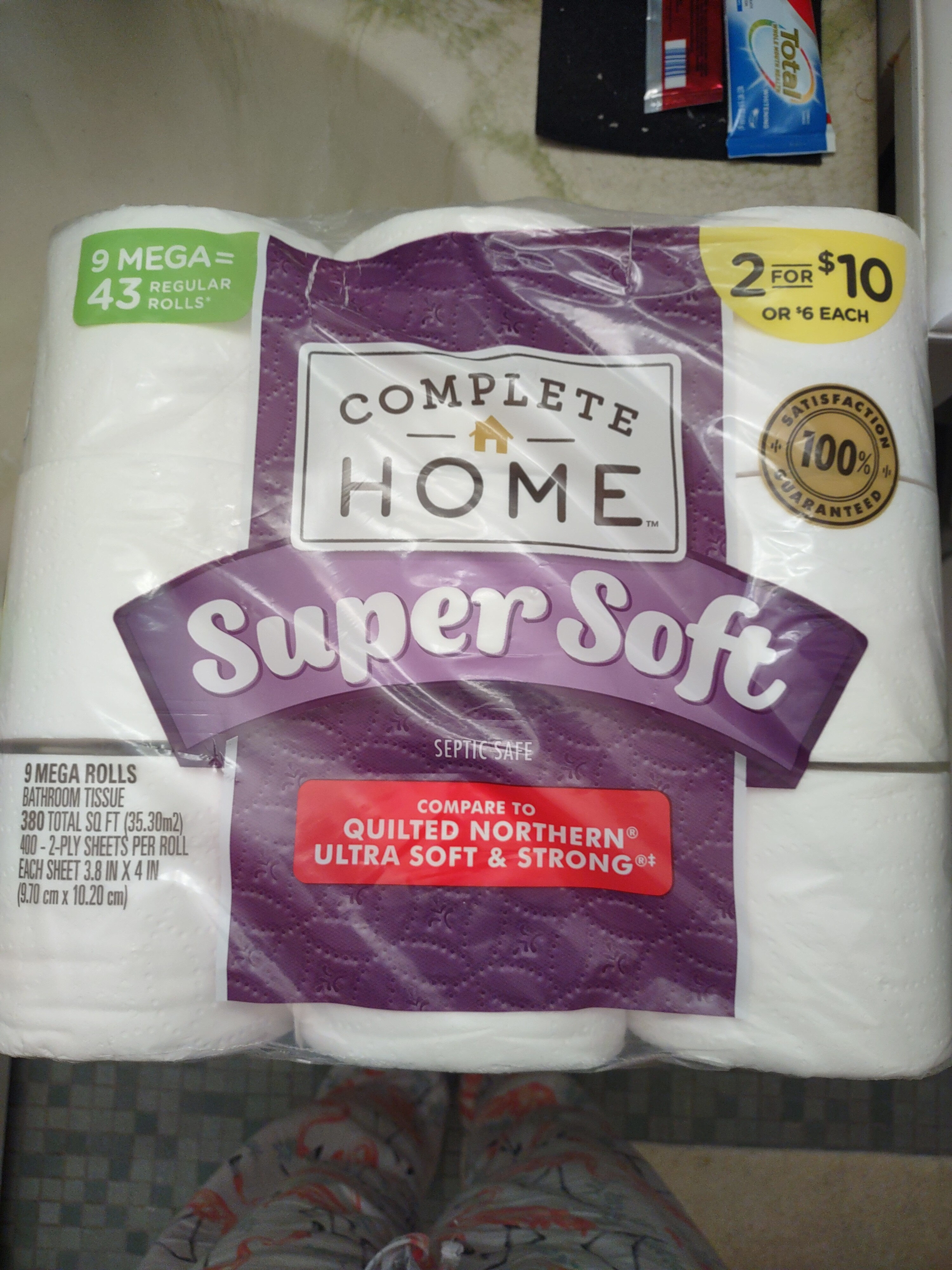 Complete Home Super Soft Mega Bath Tissue - Product - en