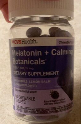 Melatonin + calming botanicals - Product