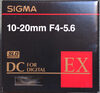 10-20mm F4-5.6 - Produit