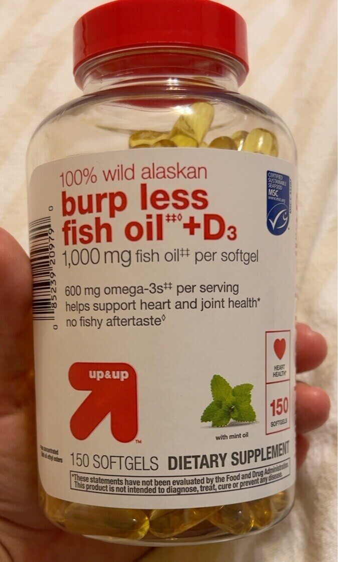 Burp less fish oil +D3 - Product - en