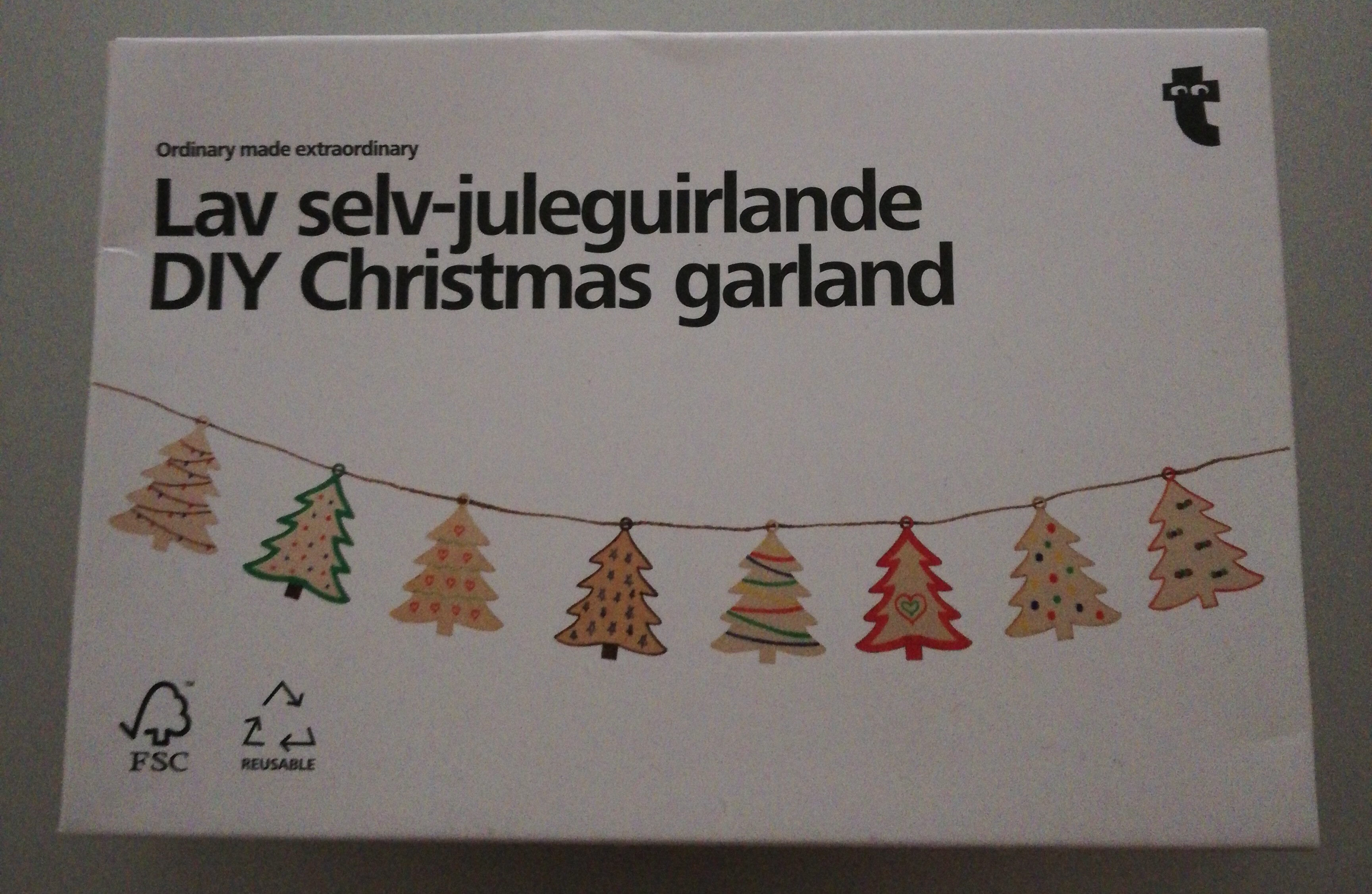 DIY Christmas garland - Produit - nl