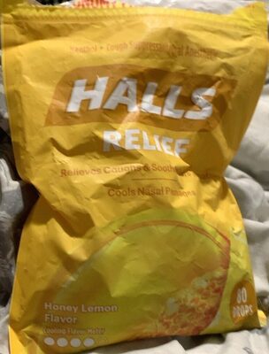 Halls relief - honey lemon flavor - Product - en