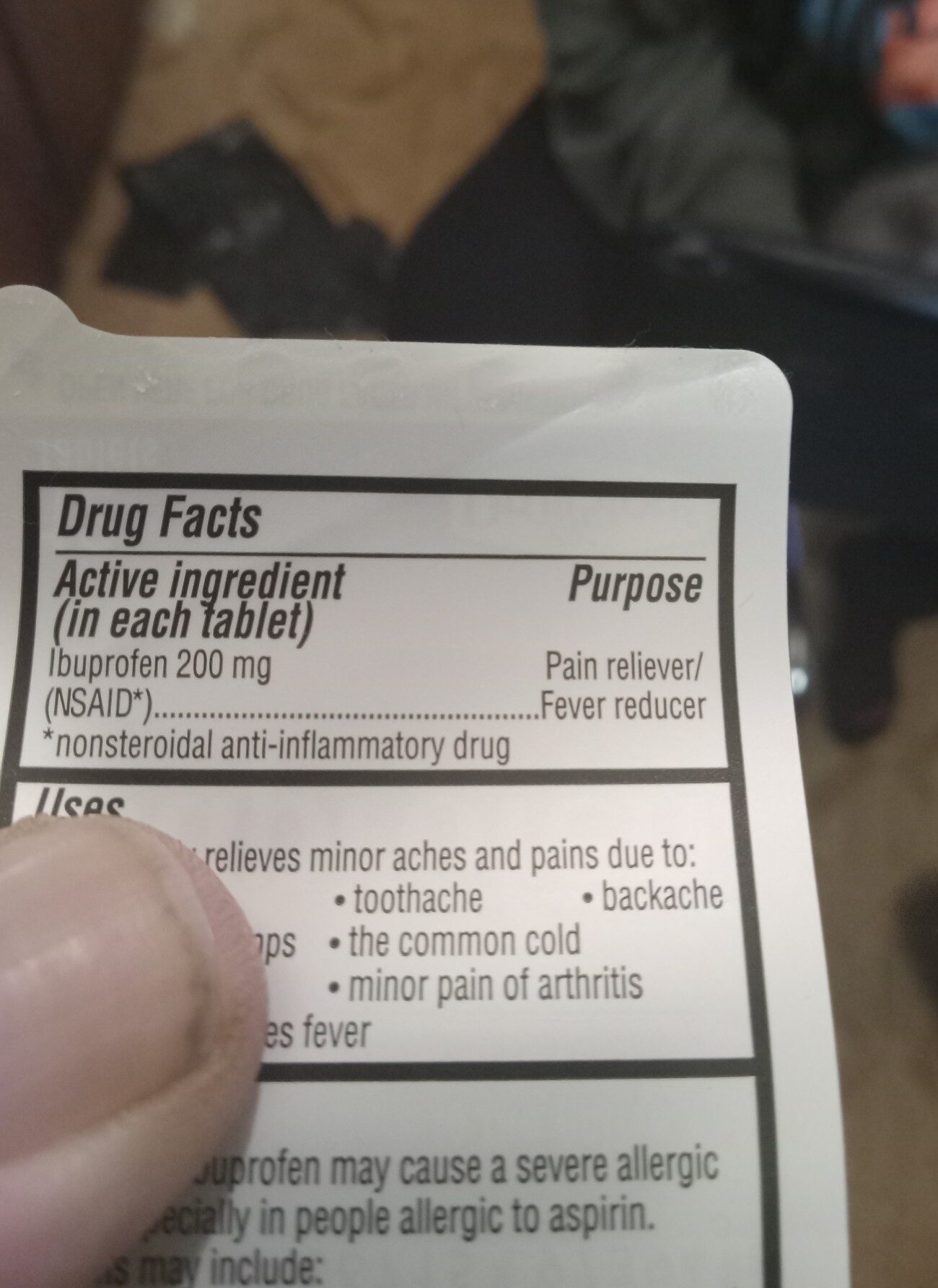 ibuprofen - Ingrédients - en