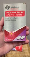 Sainsbury's Migraine Relief Ibuprofen - Product - en