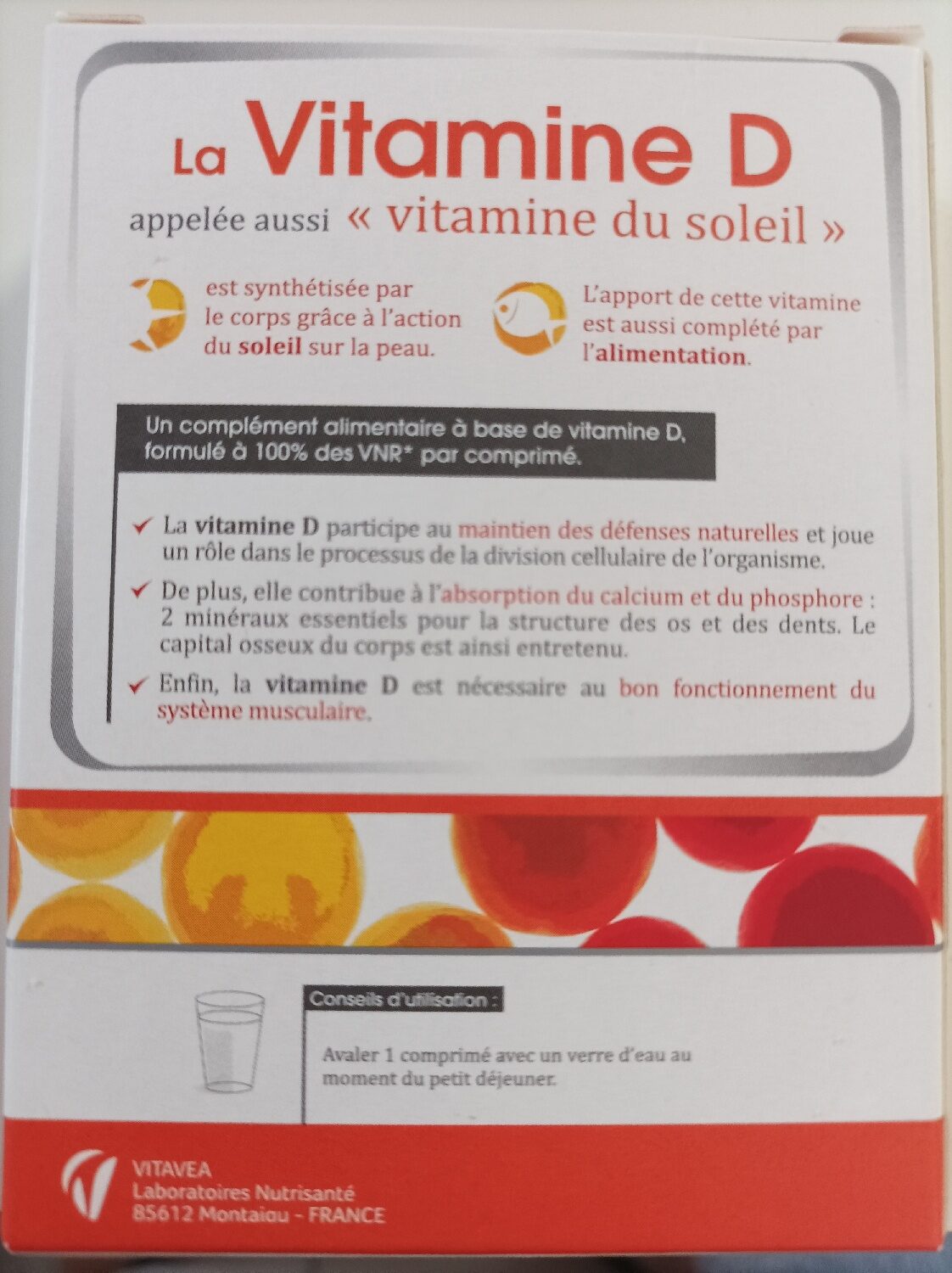 vitamine D - Ingrédients - xx