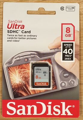 Ultra SDHC Card 8Gb - 1