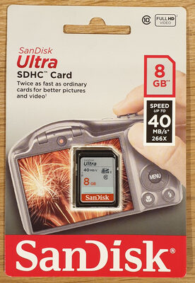 Ultra SDHC Card 8Gb - Produit - fr