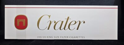 Crater Cigarettes - Product