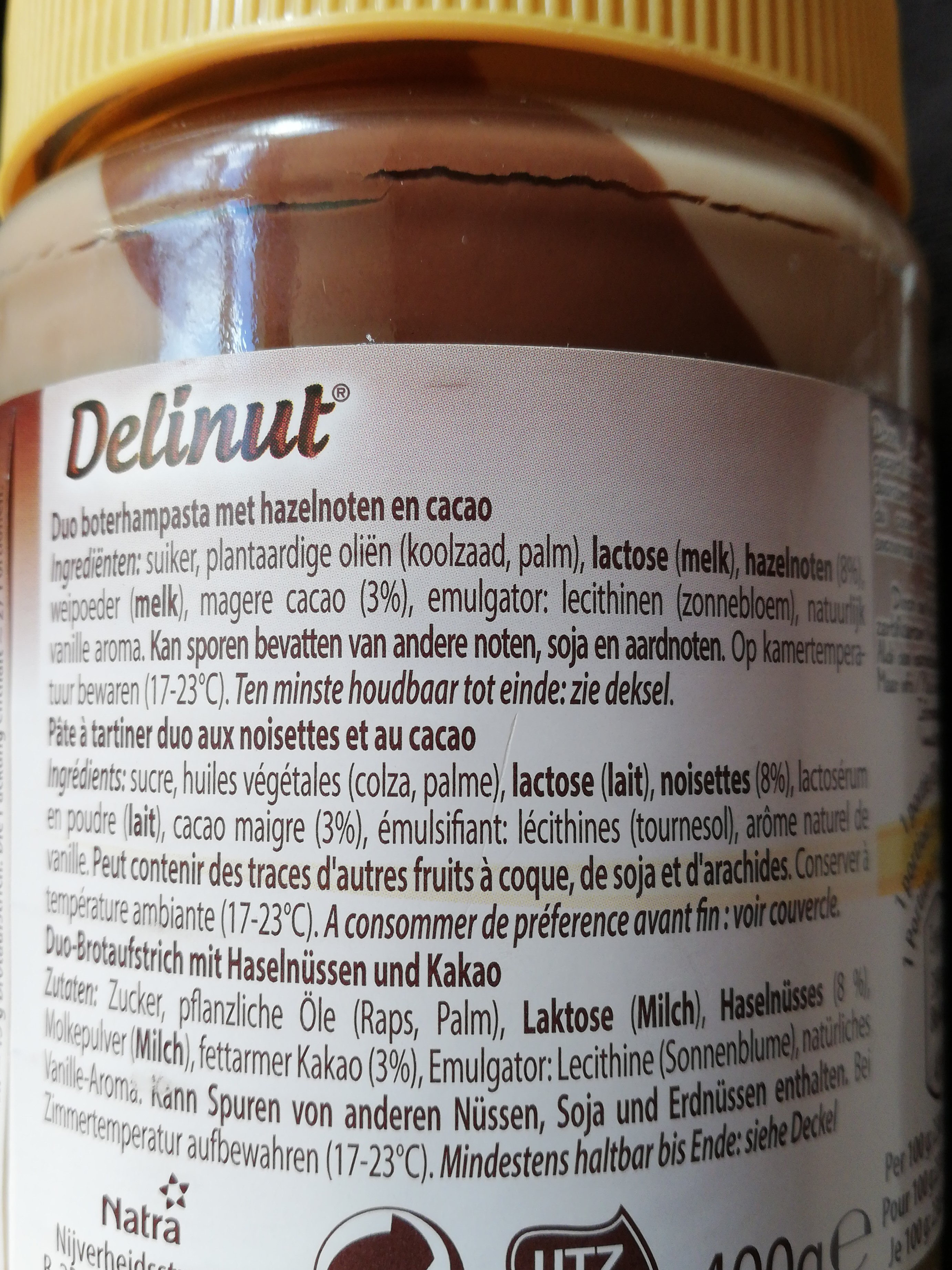 delinut duo - Ingredients - fr