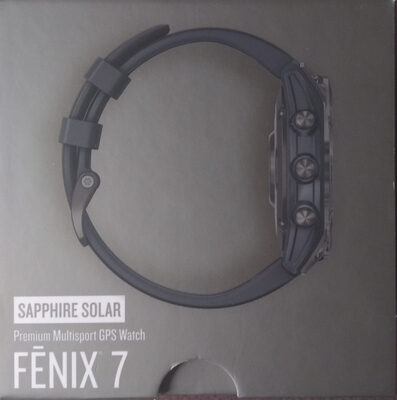 fēnix® 7 Sapphire Solar
Titane avec revêtement Carbon Gray DLC et bracelet noir - Product - en