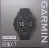 fēnix® 7 Sapphire Solar
Titane avec revêtement Carbon Gray DLC et bracelet noir - Produit