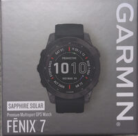 fēnix® 7 Sapphire Solar
Titane avec revêtement Carbon Gray DLC et bracelet noir - Produit - fr