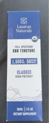 Full Spectrum CBD Tincture - Product - en