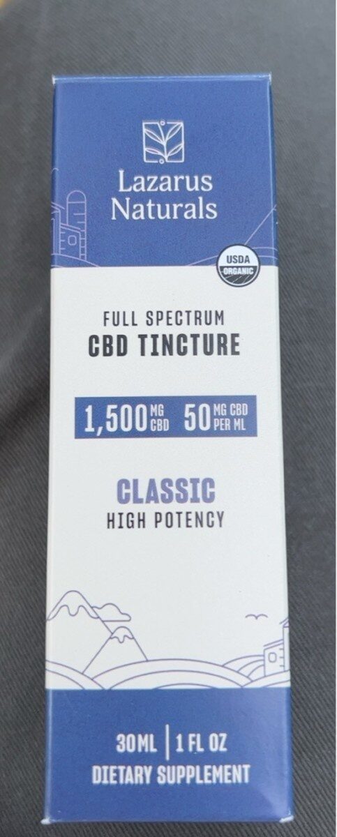 Full Spectrum CBD Tincture - Product - en