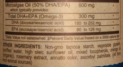 Vegan Omega-3 DHA-EPA 300 mg - 3