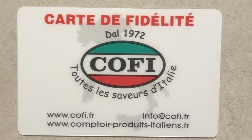 Cofi carte fidelité - Produit - fr