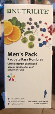 Daily vitamin and nutrients for men - Product - en