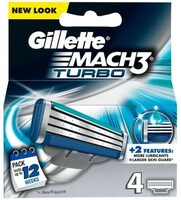 Gillette Mach 3 turbo 4 Шт. - Product - ru