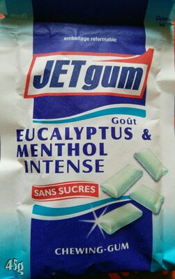 JETgum - Goût Eucalyptus & Menthol Intense - 1