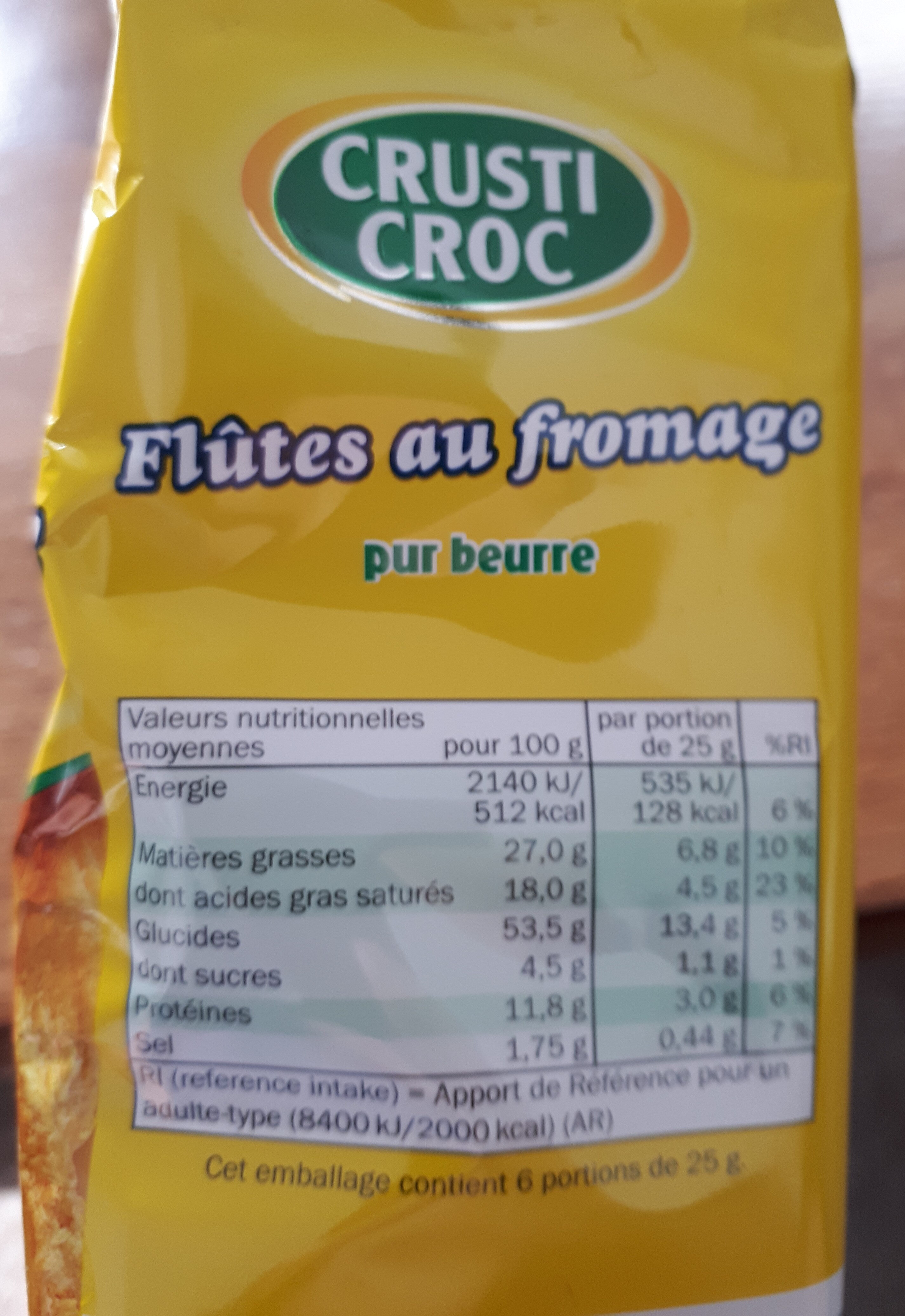 flûte au fromage - Ingredients - fr