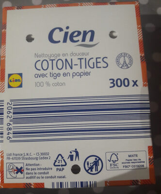 Coton-tiges avec tiges en papier - Product - fr
