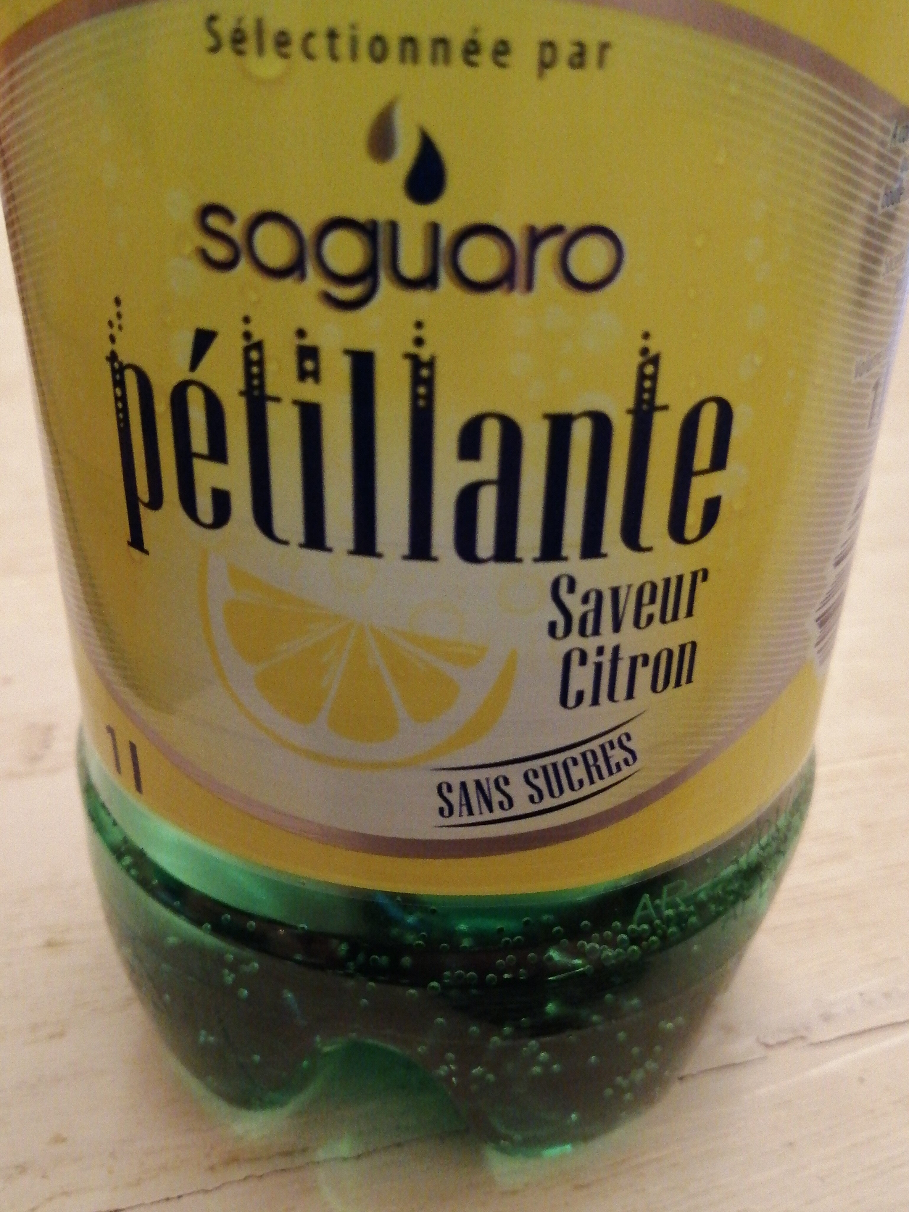 Pétillante Saveur Citron vert - Saguaro - 1 L