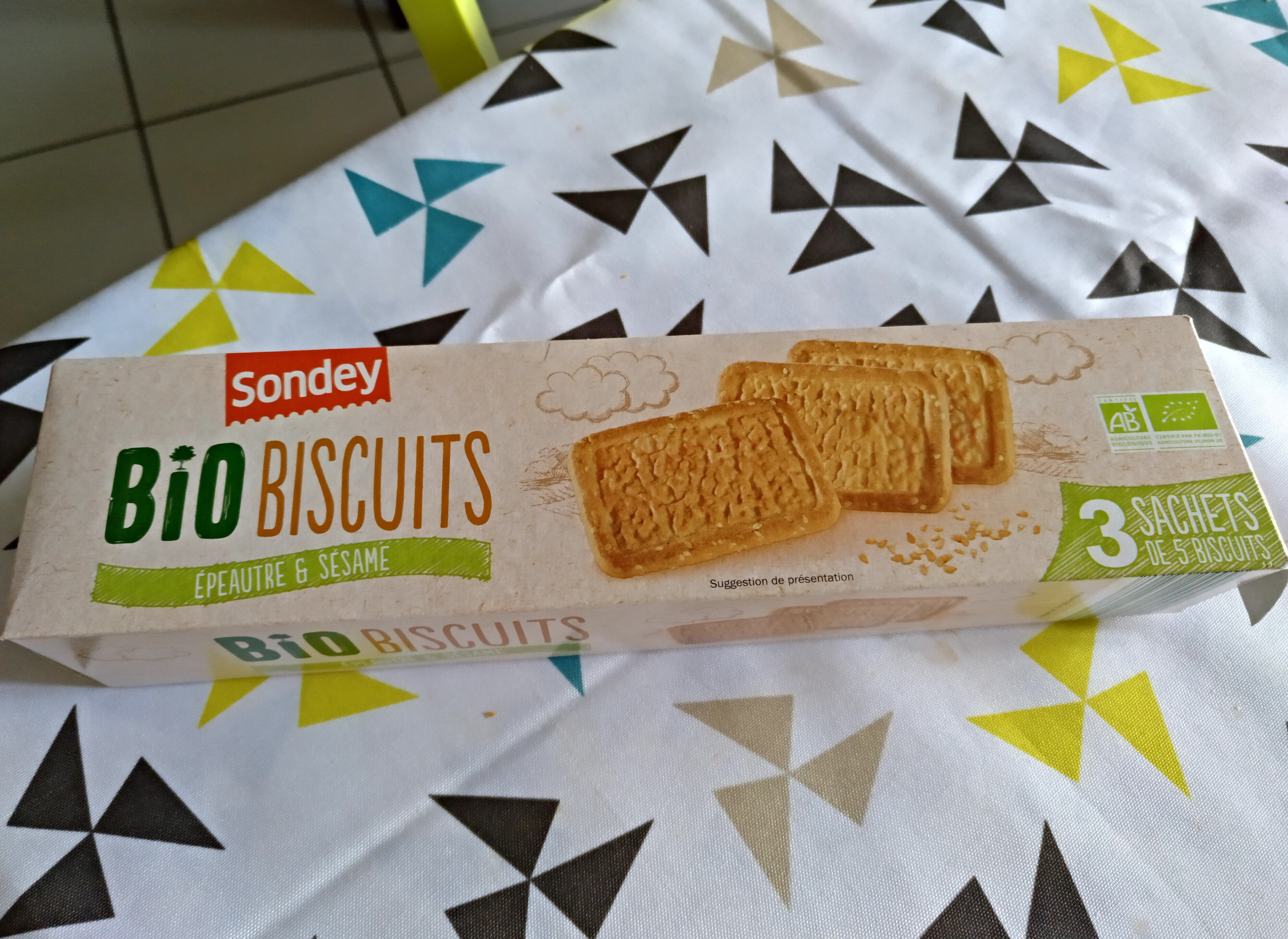 Bio biscuits epeautre et sesame - Ingrédients - fr