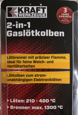 2-in-1 Gaslötkolben - Ingredients