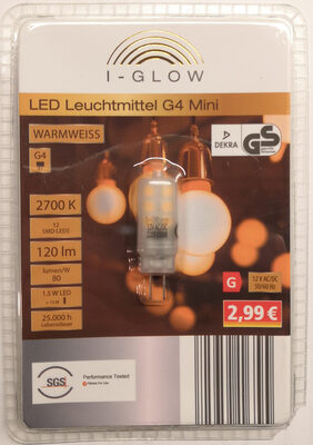 LED Leuchtmittel G4 Mini - Product