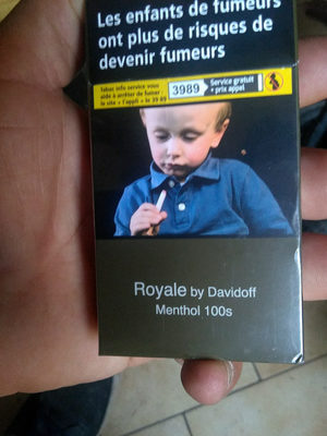 Royal n'y Davidoff menthol 100s - Produit