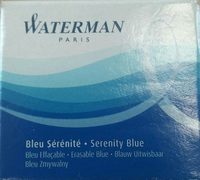 Waterman Cartouches D'encre Standard, Bleu Sérénité - Ingredients - fr