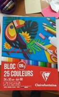 Bloc 25 couleur - Produit - fr