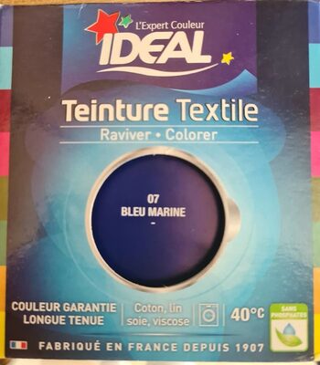 Teinture Liquide Grand Teint Pour Tissus Ideal, Bleu Marine - 1
