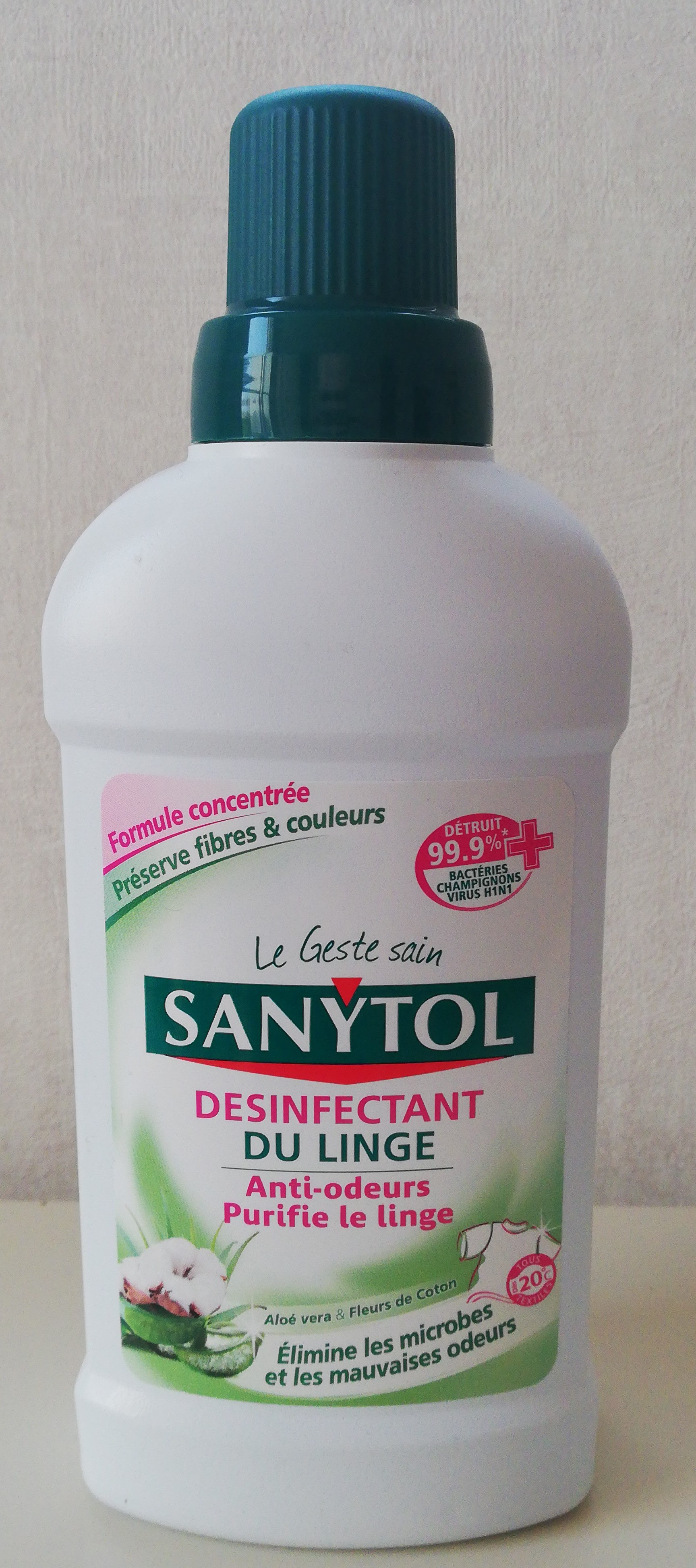 Sanytol - 33636010 - Désinfectant du Linge - 500 ml - Lot de 3 : :  Epicerie