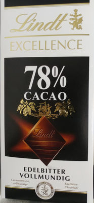 Excellence 78% CACAO Edelbitter Vollmundig - Product