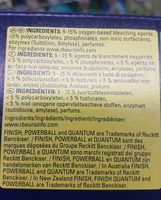 Tablettes lave-vaisselle - format famillial - Ingredients - fr
