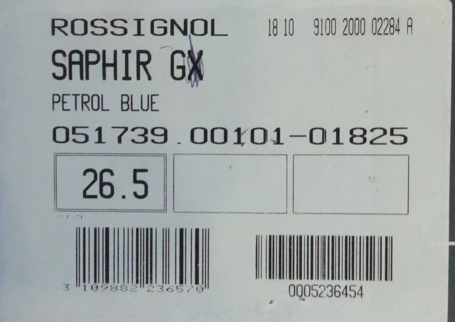 Saphir GX bleu pétrole - Product - en