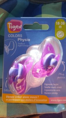 Tigex 2 Sucettes Silicone Bout Physio T3 Fille - Produit