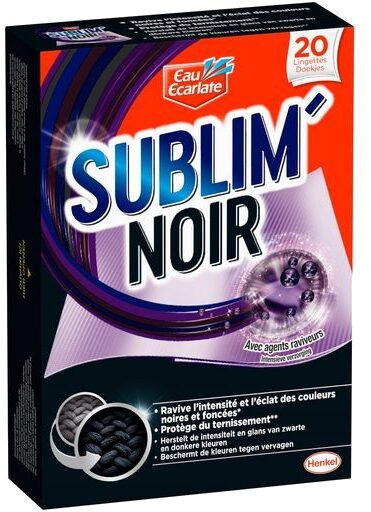Lingettes Sublim' Noir - Product - fr
