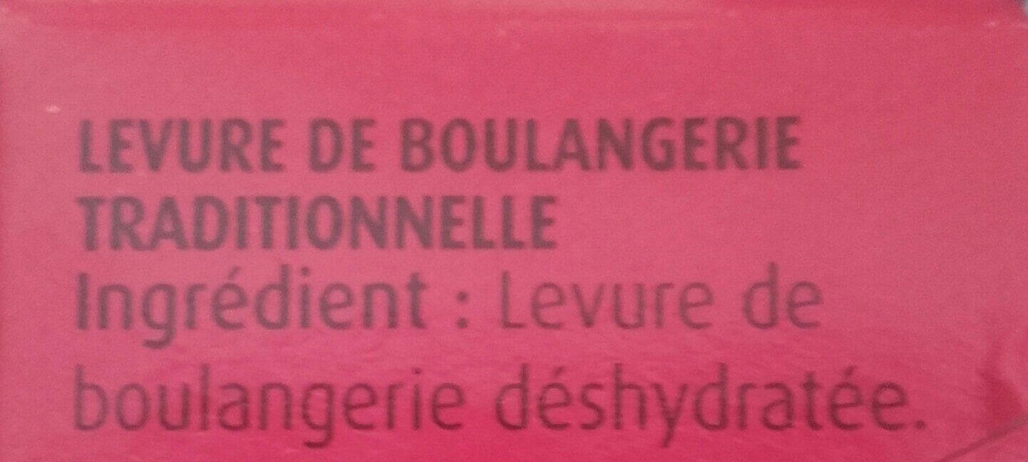 Levure du Boulanger - Ingredients - fr