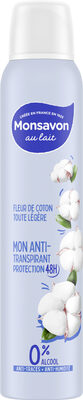 Monsavon Déodorant Anti-transpirant Spray Femme Fleur de Coton 200ml - Product - fr