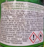 Alcool Ménager Parfum Pomme Verte - Ingredients - fr